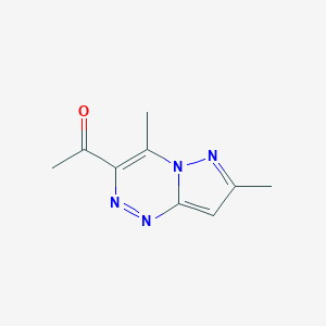 1-(4,7-Dimethylpyrazolo[5,1-c][1,2,4]triazin-3-yl)ethan-1-one