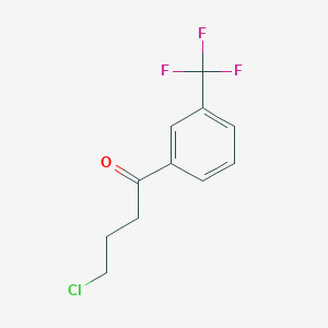 4-Chloro-1-oxo-1-(3-trifluoromethylphenyl)butane