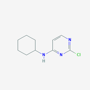 molecular formula C10H14ClN3 B068465 2-Chloro-N-cyclohexylpyrimidin-4-amine CAS No. 191729-06-3