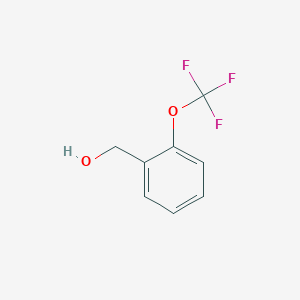 molecular formula C8H7F3O2 B068479 2-(Trifluoromethoxy)benzyl alcohol CAS No. 175278-07-6