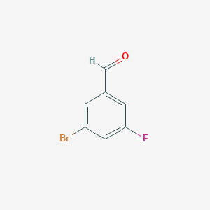 molecular formula C7H4BrFO B068483 3-溴-5-氟苯甲醛 CAS No. 188813-02-7