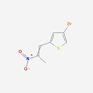 4-Bromo-2-(2-nitroprop-1-en-1-yl)thiophene
