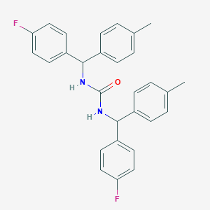 N,N'-Bis((4-fluorophenyl)(4-methylphenyl)methyl)urea