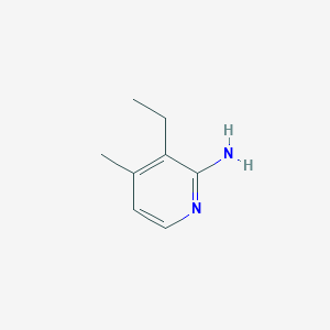 molecular formula C8H12N2 B068538 3-Ethyl-4-methylpyridin-2-amine CAS No. 179555-32-9
