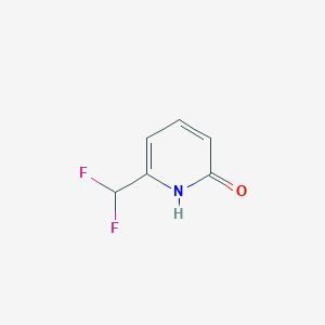 molecular formula C6H5F2NO B068543 6-(Difluoromethyl)pyridin-2(1H)-one CAS No. 195044-11-2