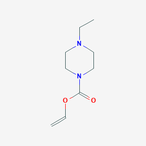 molecular formula C9H16N2O2 B068550 Ethenyl 4-ethylpiperazine-1-carboxylate CAS No. 175528-93-5