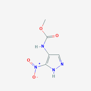 Methyl (3-nitro-1H-pyrazol-4-yl)carbamate