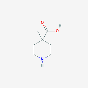 molecular formula C7H13NO2 B068560 4-甲基哌啶-4-甲酸 CAS No. 162648-32-0