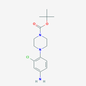 Tert-butyl 4-(4-amino-2-chlorophenyl)piperazine-1-carboxylate