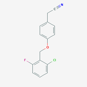 4-(2-Chloro-6-fluorobenzyloxy)phenylacetonitrile