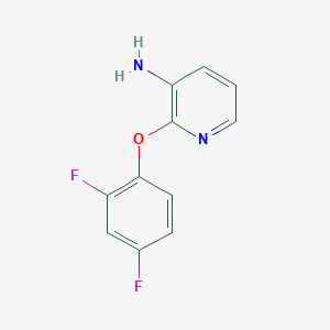 molecular formula C11H8F2N2O B068588 3-Amino-2-(2,4-difluorophenoxy)pyridine CAS No. 175135-63-4