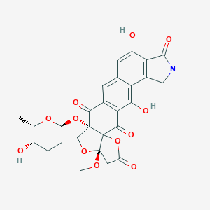 molecular formula C28H27NO12 B068589 Lactonamycin CAS No. 182234-02-2