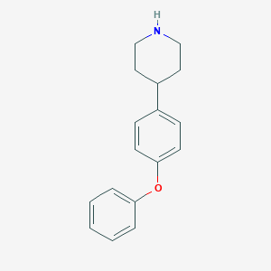molecular formula C17H19NO B068590 4-(4-Phenoxyphenyl)piperidine CAS No. 181207-55-6