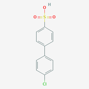 molecular formula C12H9ClO3S B068604 4'-Chloro[1,1'-biphenyl]-4-sulfonic acid CAS No. 179051-19-5