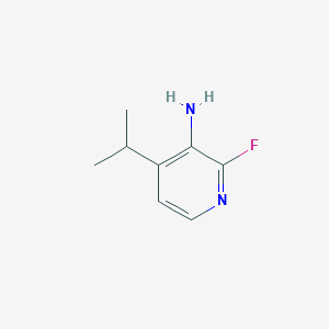 molecular formula C8H11FN2 B068605 2-Fluoro-4-isopropylpyridin-3-amine CAS No. 173435-45-5