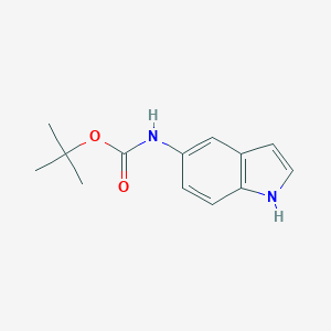molecular formula C13H16N2O2 B068606 Tert-butyl 1h-indol-5-ylcarbamate CAS No. 184031-16-1