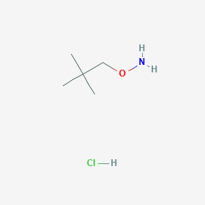 molecular formula C5H14ClNO B068609 O-(2,2-二甲基丙基)羟胺盐酸盐 CAS No. 187399-72-0