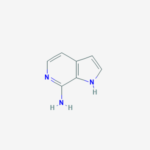molecular formula C7H7N3 B068613 1H-pyrrolo[2,3-c]pyridin-7-amine CAS No. 165669-36-3