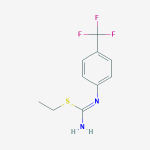 molecular formula C10H11F3N2S B068643 S-Ethyl-N-[4-(trifluoromethyl)phenyl]isothiourea CAS No. 163490-40-2