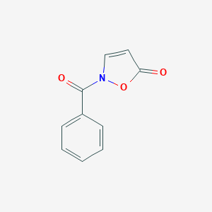 molecular formula C10H7NO3 B068673 2-Benzoylisoxazol-5(2H)-one CAS No. 174902-45-5