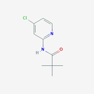 molecular formula C10H13ClN2O B068681 N-(4-Chloropyridin-2-yl)pivalamide CAS No. 188577-70-0