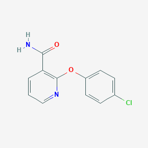 B068691 2-(4-Chlorophenoxy)nicotinamide CAS No. 175135-80-5