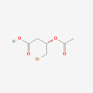 (3S)-3-acetyloxy-4-bromobutanoic acid
