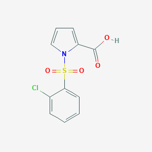 1H-Pyrrole-2-carboxylic acid, 1-((2-chlorophenyl)sulfonyl)-