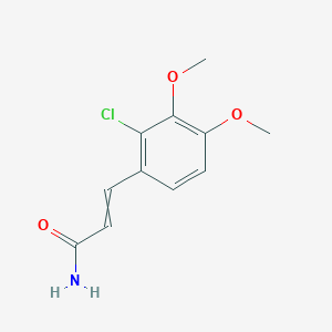 3-(2-Chloro-3,4-dimethoxyphenyl)acrylamide