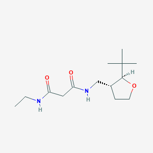 molecular formula C14H26N2O3 B6875332 N'-[[(2S,3R)-2-tert-butyloxolan-3-yl]methyl]-N-ethylpropanediamide 