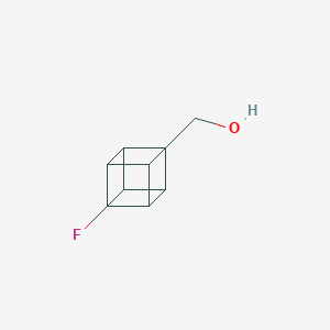 molecular formula C9H9FO B068760 (4-Fluorocuban-1-yl)methanol CAS No. 167496-73-3