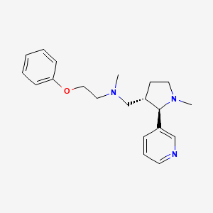 molecular formula C20H27N3O B6877171 N-methyl-N-[[(2R,3S)-1-methyl-2-pyridin-3-ylpyrrolidin-3-yl]methyl]-2-phenoxyethanamine 