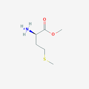 molecular formula C6H14NO2S+ B068778 [(2R)-1-methoxy-4-methylsulfanyl-1-oxobutan-2-yl]azanium CAS No. 181878-06-8