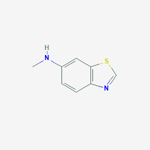 molecular formula C8H8N2S B068791 N-Methyl-1,3-benzothiazol-6-amine CAS No. 161557-60-4