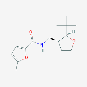 molecular formula C15H23NO3 B6879796 N-[[(2S,3R)-2-tert-butyloxolan-3-yl]methyl]-5-methylfuran-2-carboxamide 