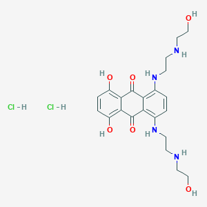 molecular formula C22H30Cl2N4O6 B000688 Mitoxantrone hydrochloride CAS No. 70476-82-3