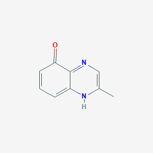 molecular formula C9H8N2O B068819 5-Hydroxy-2-methylquinoxaline CAS No. 167837-51-6