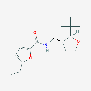 molecular formula C16H25NO3 B6882095 N-[[(2S,3R)-2-tert-butyloxolan-3-yl]methyl]-5-ethylfuran-2-carboxamide 