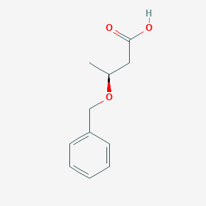 molecular formula C11H14O3 B068824 (S)-3-(Benzyloxy)butanoic acid CAS No. 182970-04-3