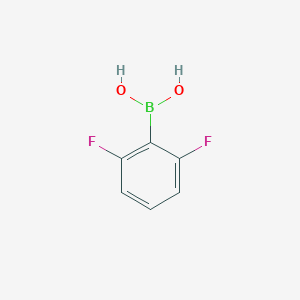 molecular formula C6H5BF2O2 B068854 2,6-二氟苯硼酸 CAS No. 162101-25-9