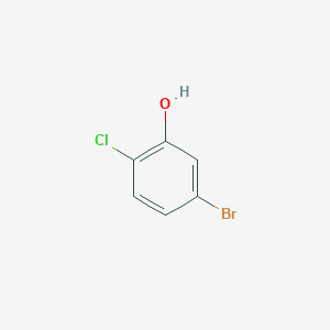 molecular formula C6H4BrClO B068879 5-溴-2-氯苯酚 CAS No. 183802-98-4