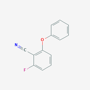 molecular formula C13H8FNO B068882 2-氟-6-苯氧基苯甲腈 CAS No. 175204-06-5