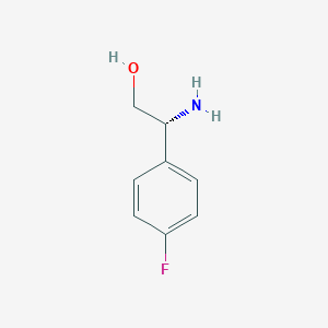 molecular formula C8H10FNO B068890 (R)-2-氨基-2-(4-氟苯基)乙醇 CAS No. 174770-74-2