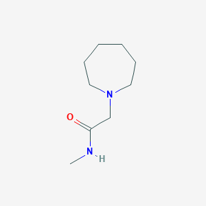molecular formula C9H18N2O B6892834 2-(azepan-1-yl)-N-methylacetamide 