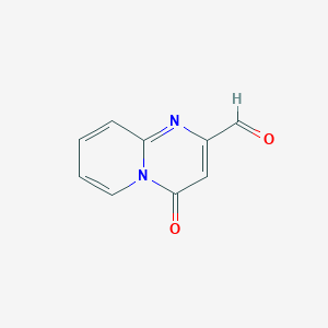 molecular formula C9H6N2O2 B6893493 4-oxo-4H-pyrido[1,2-a]pyrimidine-2-carbaldehyde 