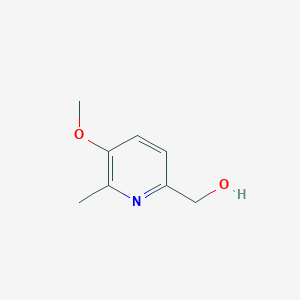 molecular formula C8H11NO2 B6893557 (5-Methoxy-6-methylpyridin-2-yl)methanol 