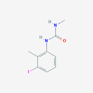 molecular formula C9H11IN2O B6893624 1-(3-Iodo-2-methylphenyl)-3-methylurea 
