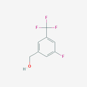 molecular formula C8H6F4O B068937 3-Fluoro-5-(trifluoromethyl)benzyl alcohol CAS No. 184970-29-4