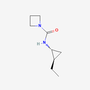 molecular formula C9H16N2O B6893864 N-[(1R,2R)-2-ethylcyclopropyl]azetidine-1-carboxamide 