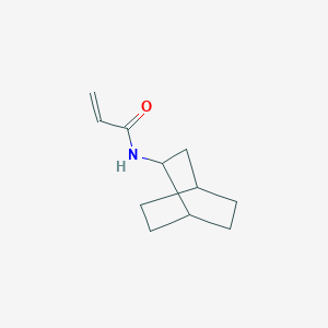 molecular formula C11H17NO B6893902 N-(2-bicyclo[2.2.2]octanyl)prop-2-enamide 